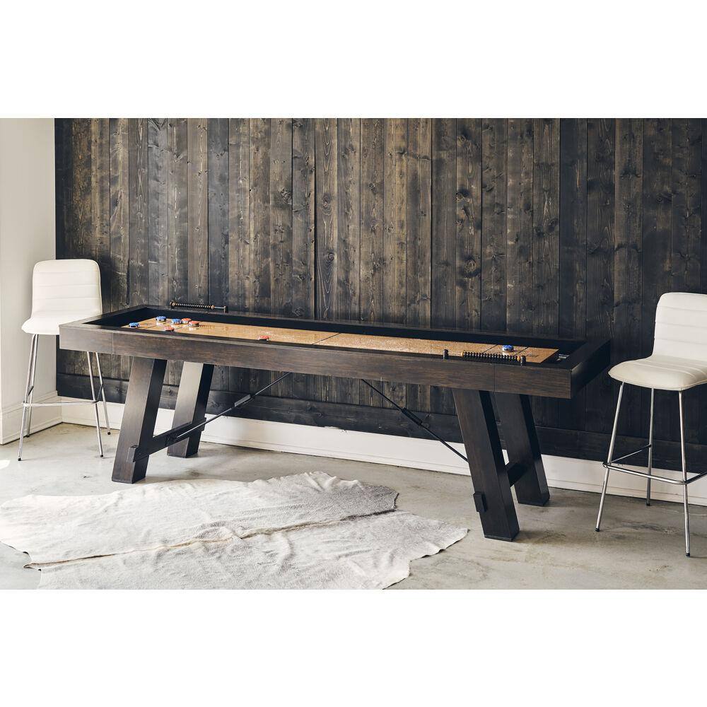 Hanover Butcher Block Shuffleboard Table HGSB01-BRN