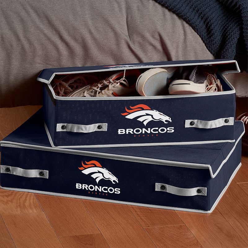 Franklin Sports Denver Broncos Large Under-the-Bed Storage Bin