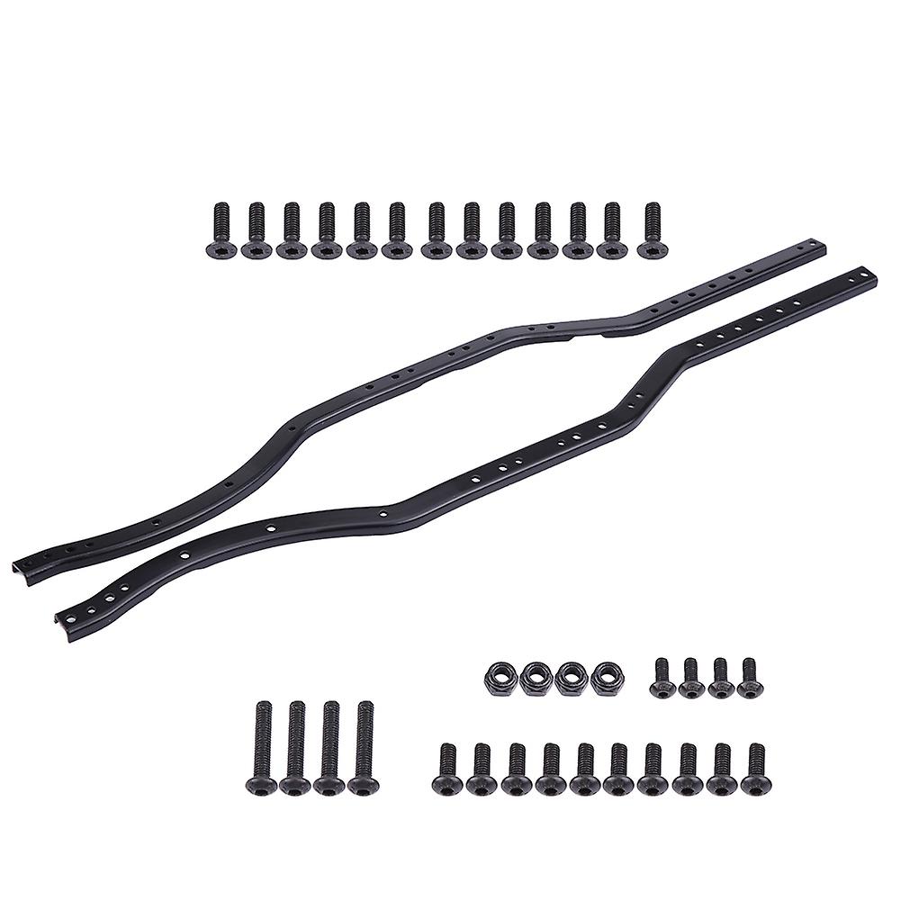 2pcs/set Steel Chassis Frame Rails For Axial Scx10 90027 Scx10 Ii 90046 90047 Rc Car Crawler