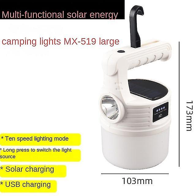 Solar Charging Waterproof Lights Night Stall Lights Led Outdoor Camping Lights Emergency Bulb Lights