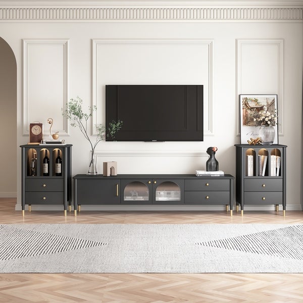 JASIWAY Modern Light Luxury TV Stand