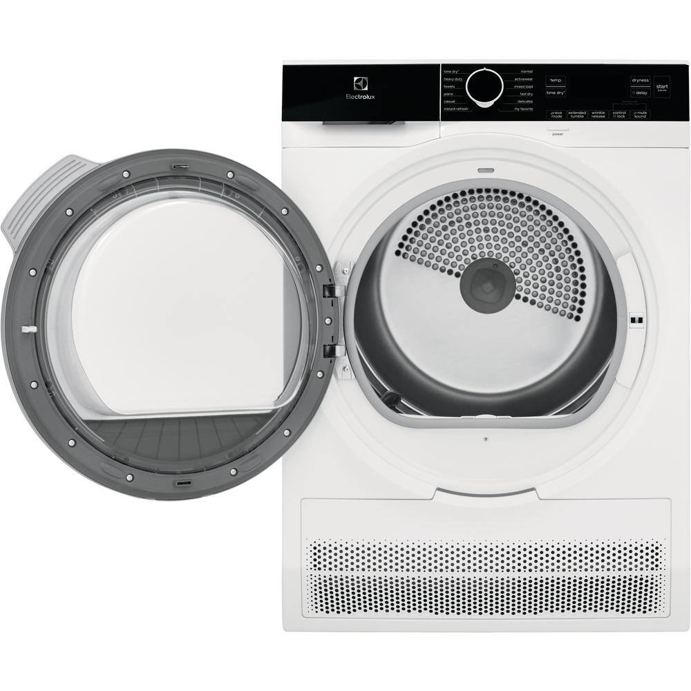 Electrolux IQ-Touch 24 in. 4.0 cu. ft. White Electric Ventless Dryer ENERGY STAR ELFE4222AW