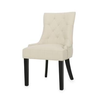 Noble House Hayden Beige Upholstered Dining Chairs (Set of 4) 82898