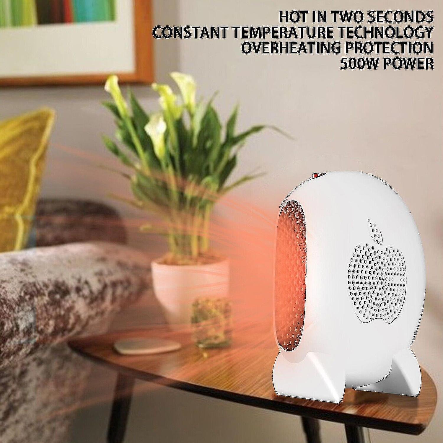 Space Heater Portable Usb Heater， Mini Desk Fan Heater Personal Small Electric Heater For Bedroom Of