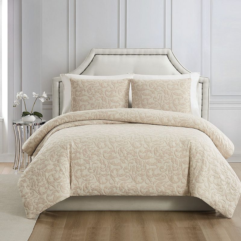 Charisma Regan Matelasse 3-piece Duvet Cover Set