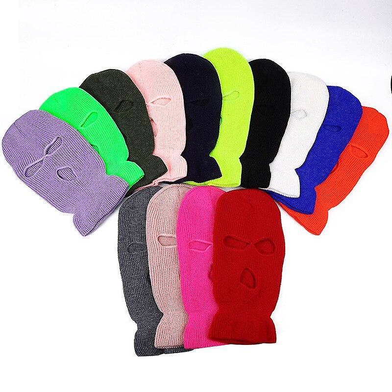 Winter Warm- Knitted Balaclava， Face Mask Cover