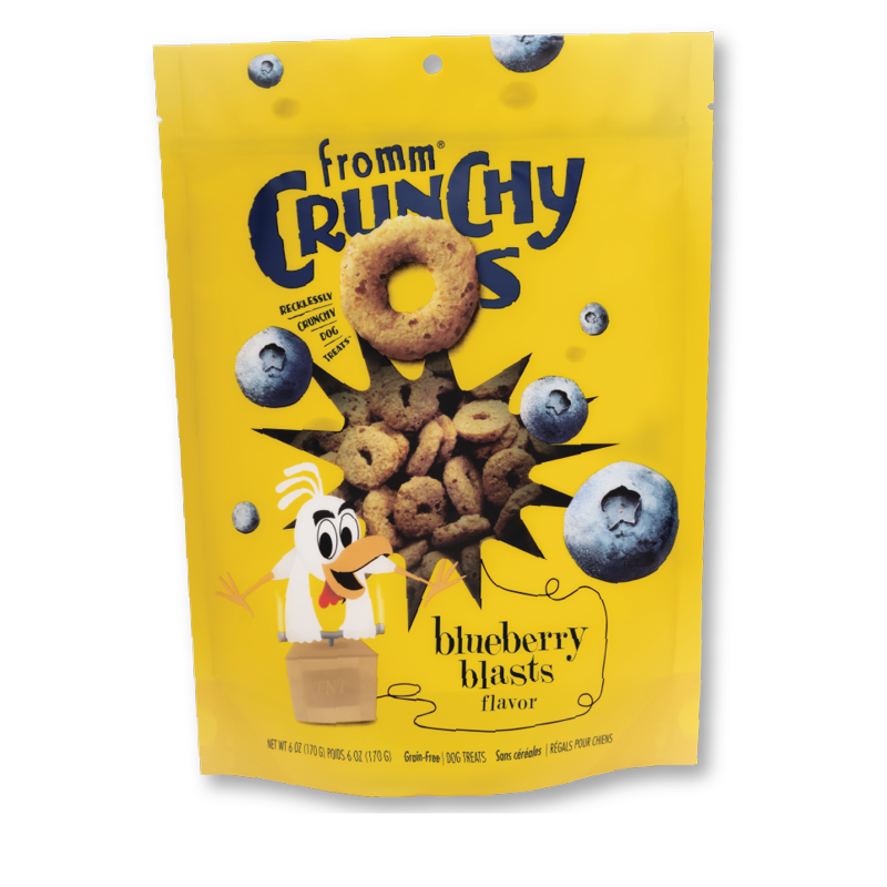 Fromm Crunchy Os Grain Free Blueberry Blasts Dog Treats