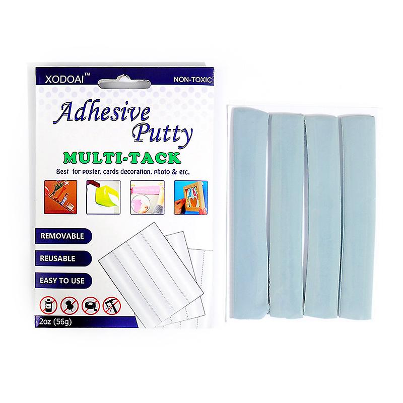 Blue Reusable Self-adhesive Clay For Home Office School Removable Adhesive Putty Tabs Tack Clay 63g