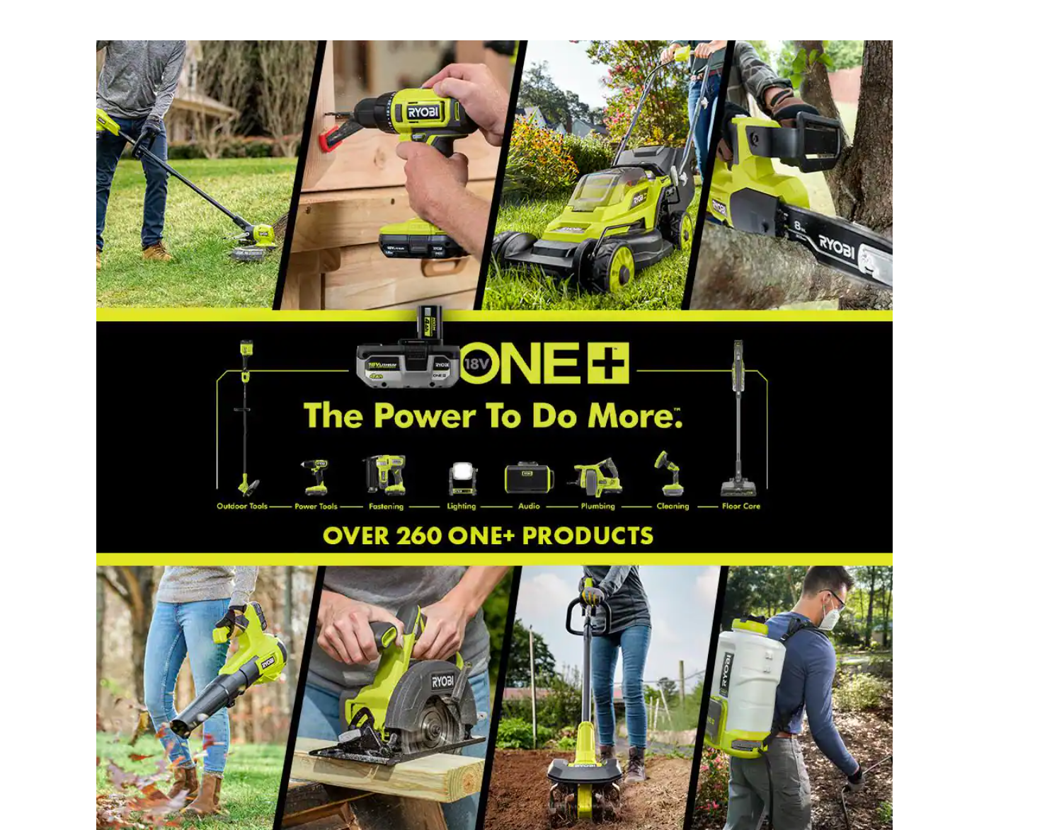 RYOBI P2906BTLVNM ONE+ 18V Cordless Battery Grass Shear Trimmer (Tool Only)