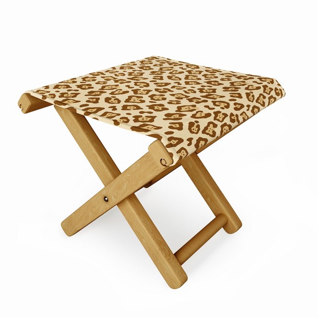 Society6 Avenie Jaguar Print Outdoor Ottoman