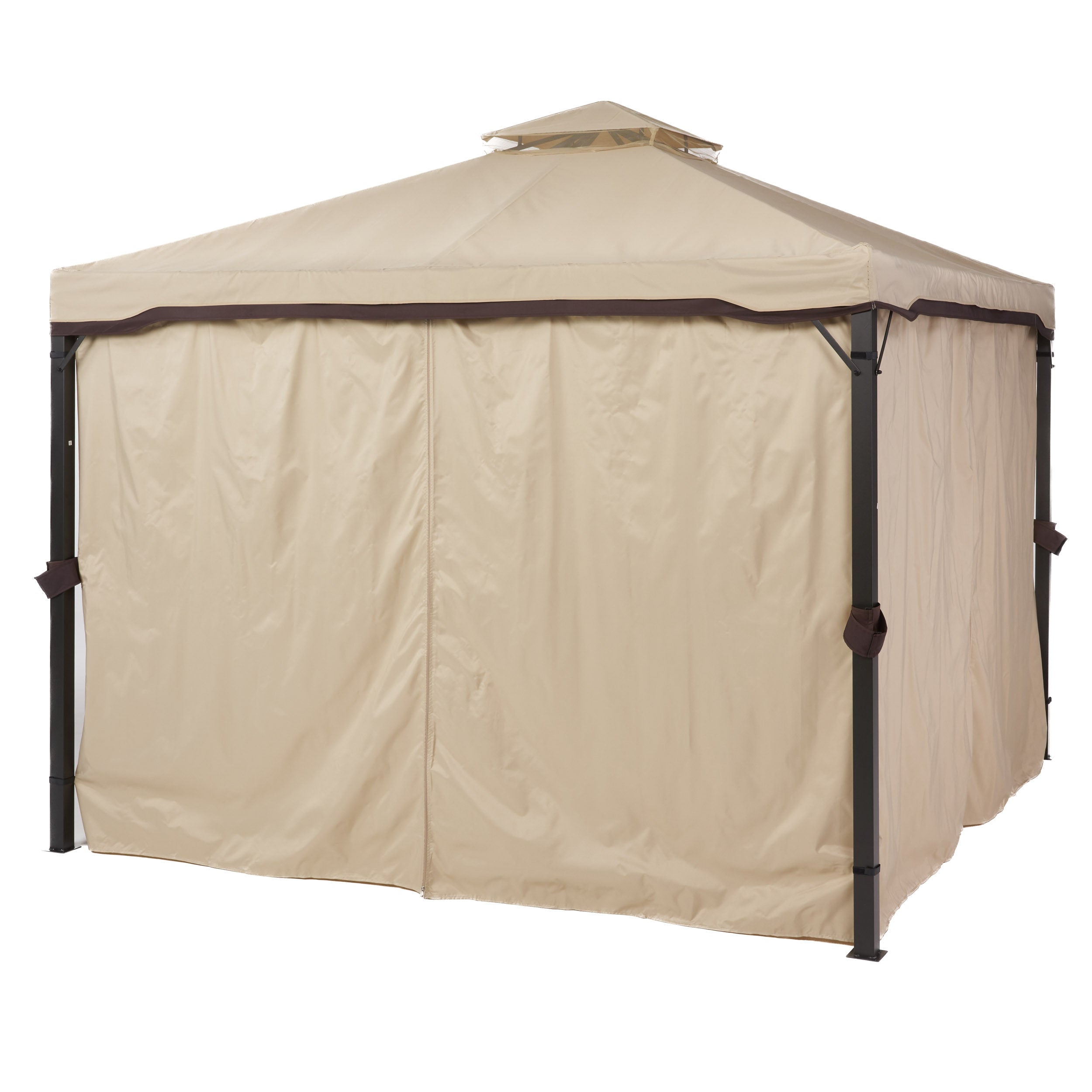 Sonoma Outdoor Curtains With Mosquito Netting 10 x 10 Foot Gazebo