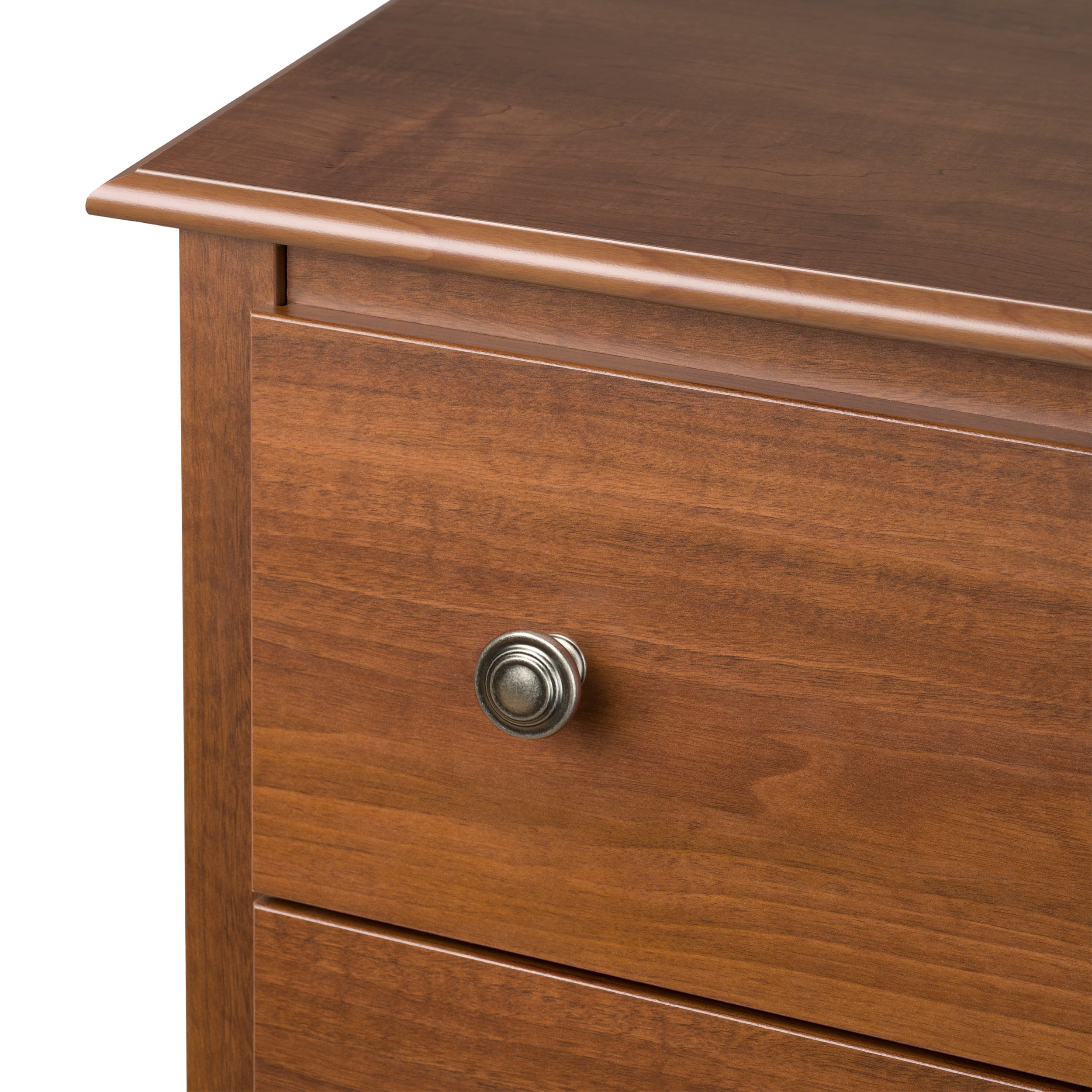 Prepac Monterey Transitional 5-Drawer Dresser, Cherry