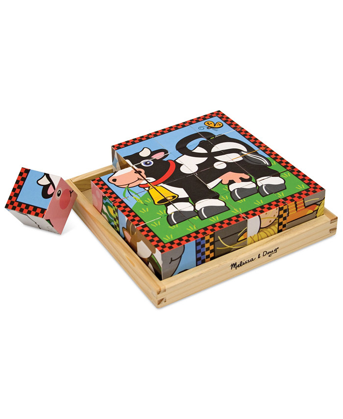 Melissa and Doug M and D Farm Cube Puzzle