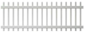 Veranda 3 ft. x 8 ft. Chelsea Spaced Picket Vinyl Fence Panel