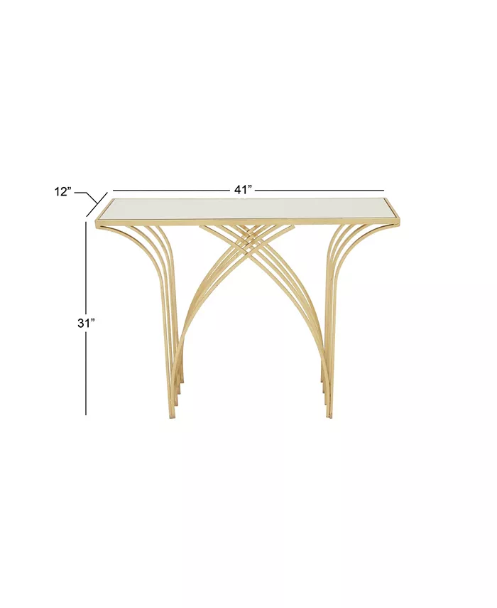 Rosemary Lane Modern Metal Console Table