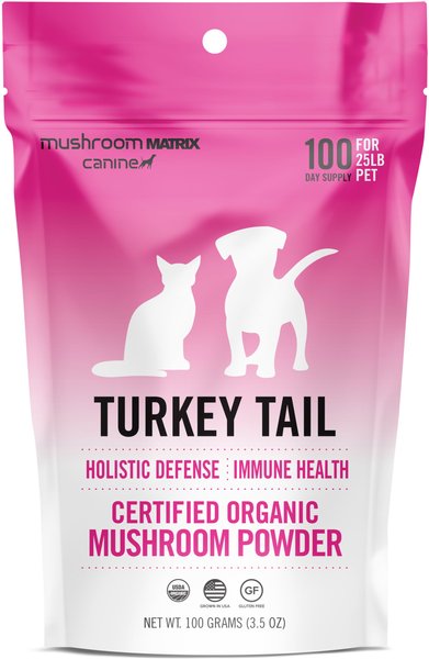 Canine Matrix Turkey Tail Holistic Defense Immune Support Dog Supplement