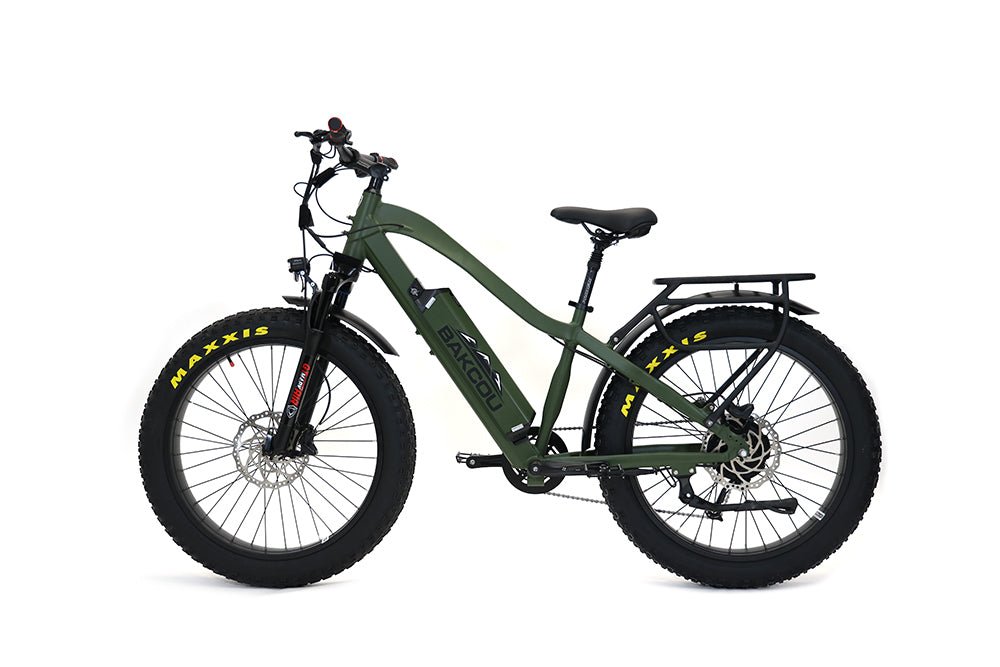 Bakcou Flatlander Hunting Ebike Fat Tire Electric Mountain Bike 750W