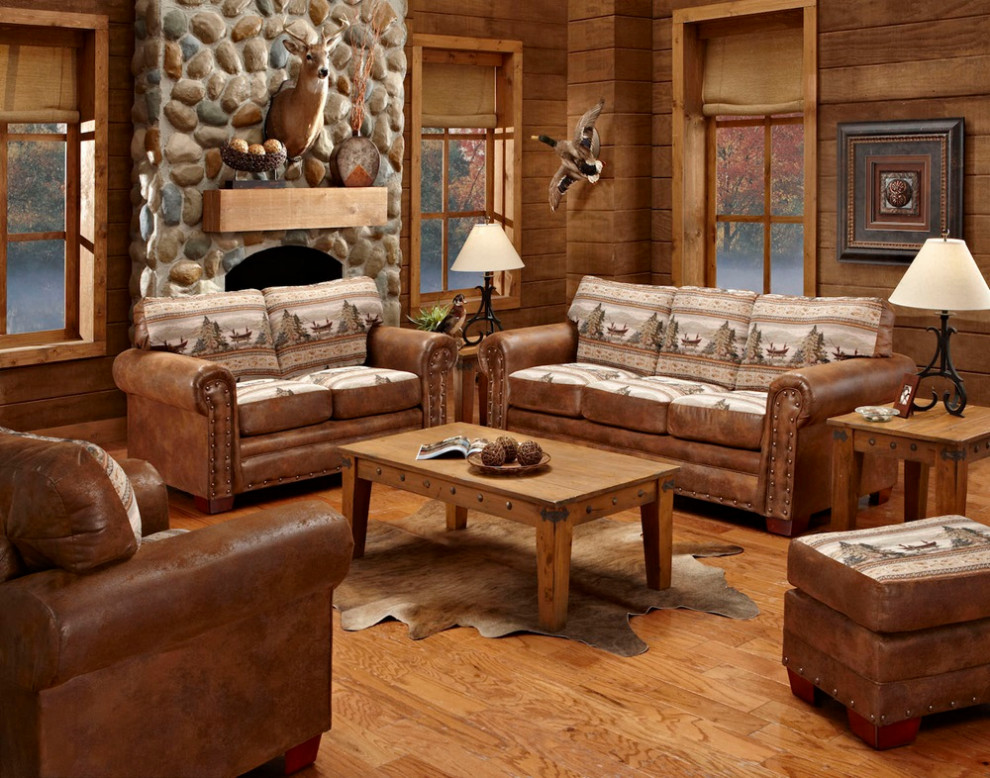 American Furniture Classics Model 8505 60 Alpine Lodge Sleeper Sofa   Rustic   Sofas   by Beyond Stores  Houzz