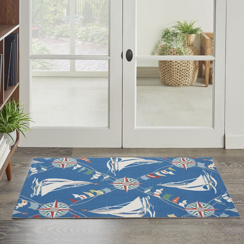 Waverly Sun N' Shade Sailing Indoor Outdoor Rug