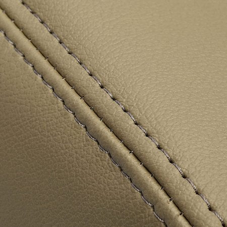 Kojem Leather Seat Covers Tan Compatible with 2000 2001 Ford Excursion Limited XLT - Driver Bottom Side