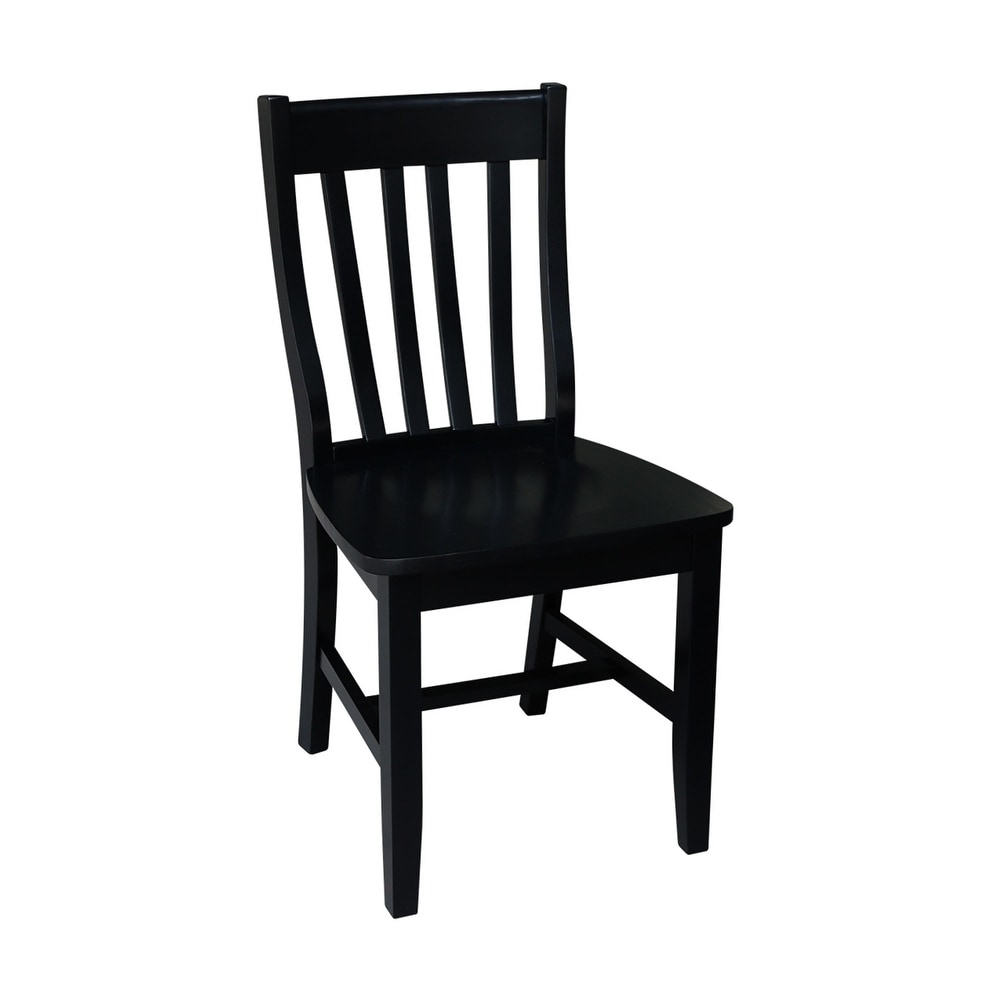 Copper Grove Quince Black Schoolhouse Chairs (Set of 2)