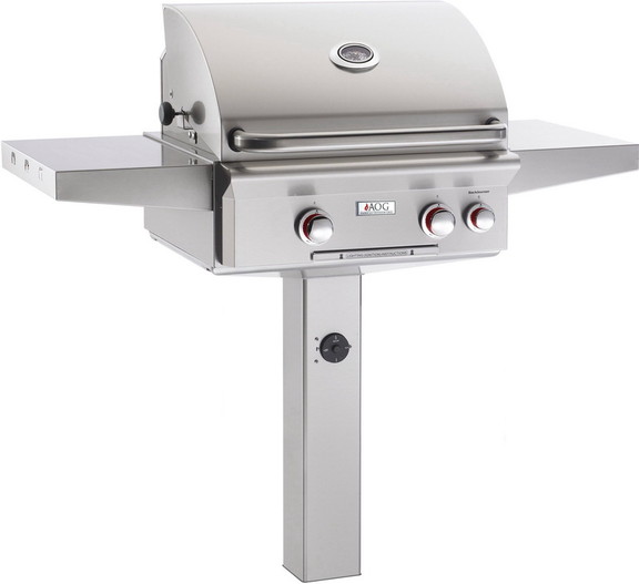 American Outdoor Grills 24 In Ground Post Mount  ...