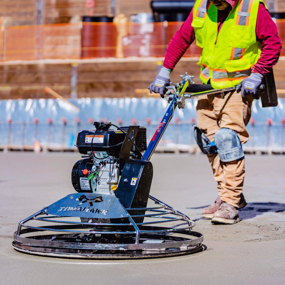 Tomahawk Power 36 in. Kohler Concrete Power Trowel Powered by 6 HP CH260 Kohler Engine for Concrete Finishing JXPT36K