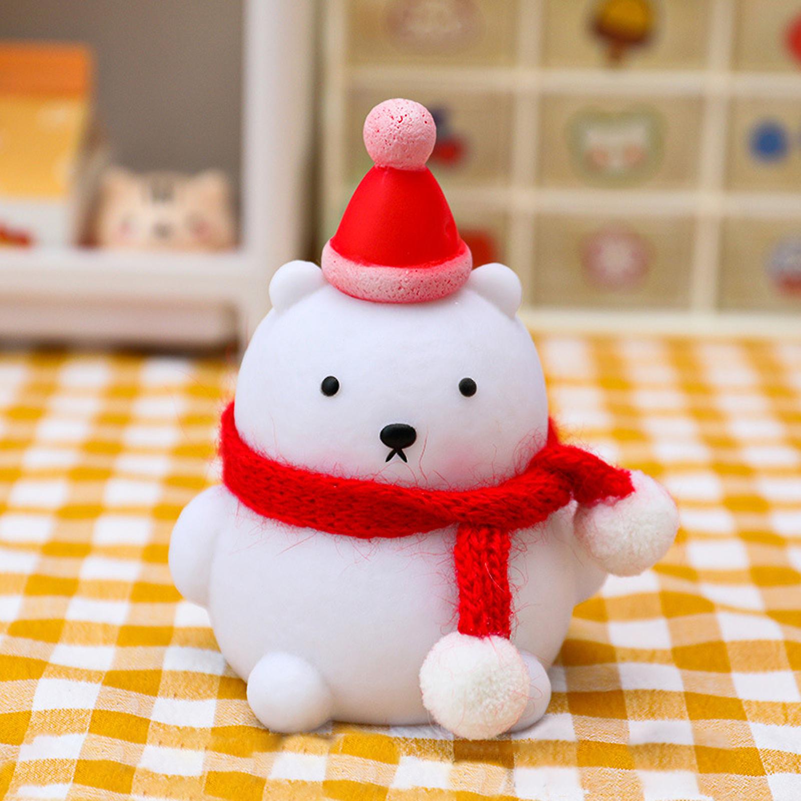 4.5W 3.6V Cartoon Bedside Lamp Plastic LED Christmas Bear Night Light for Bedroom Girl Gifts