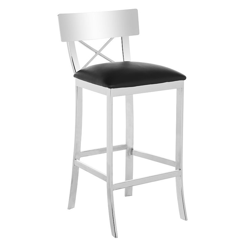 Safavieh Cross-Back Bar Stool