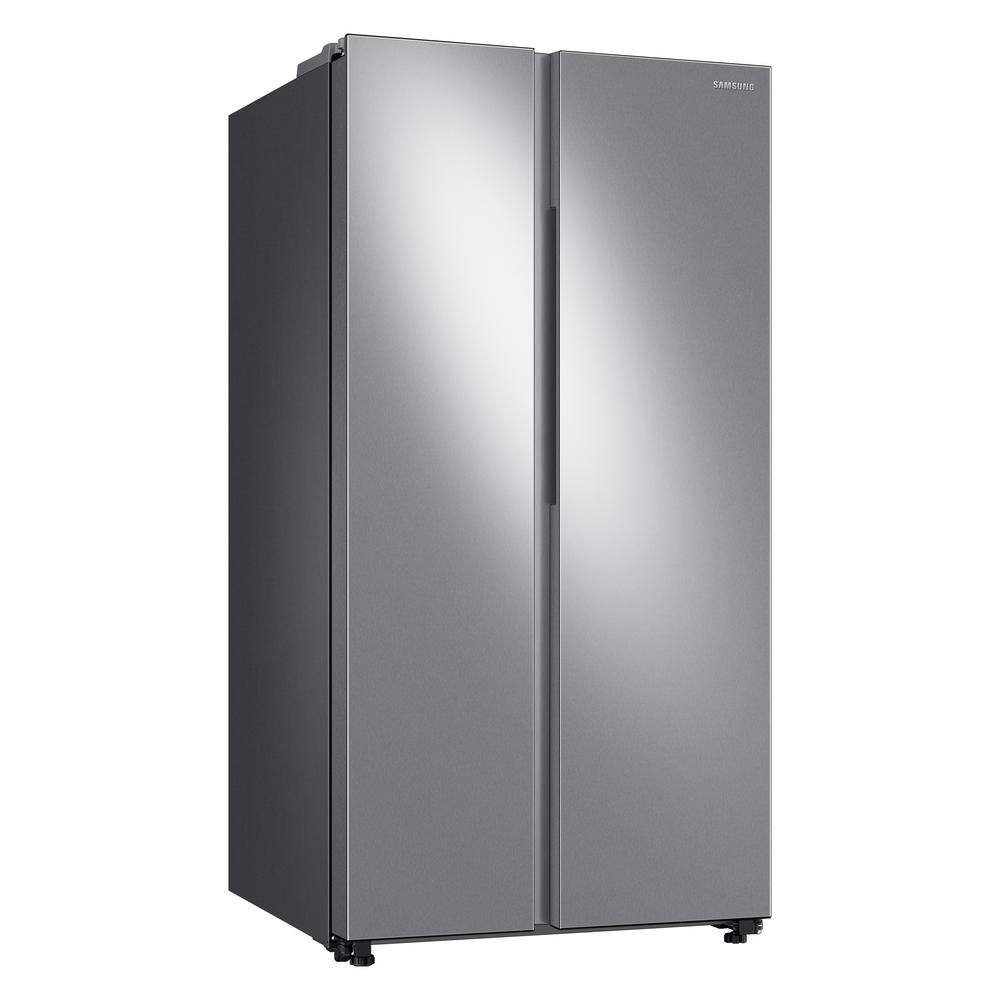  36 in. 28 cu. ft. Smart Side by Side Refrigerator in Fingerprint-Resistant Stainless Steel Standard Depth RS28A500ASR