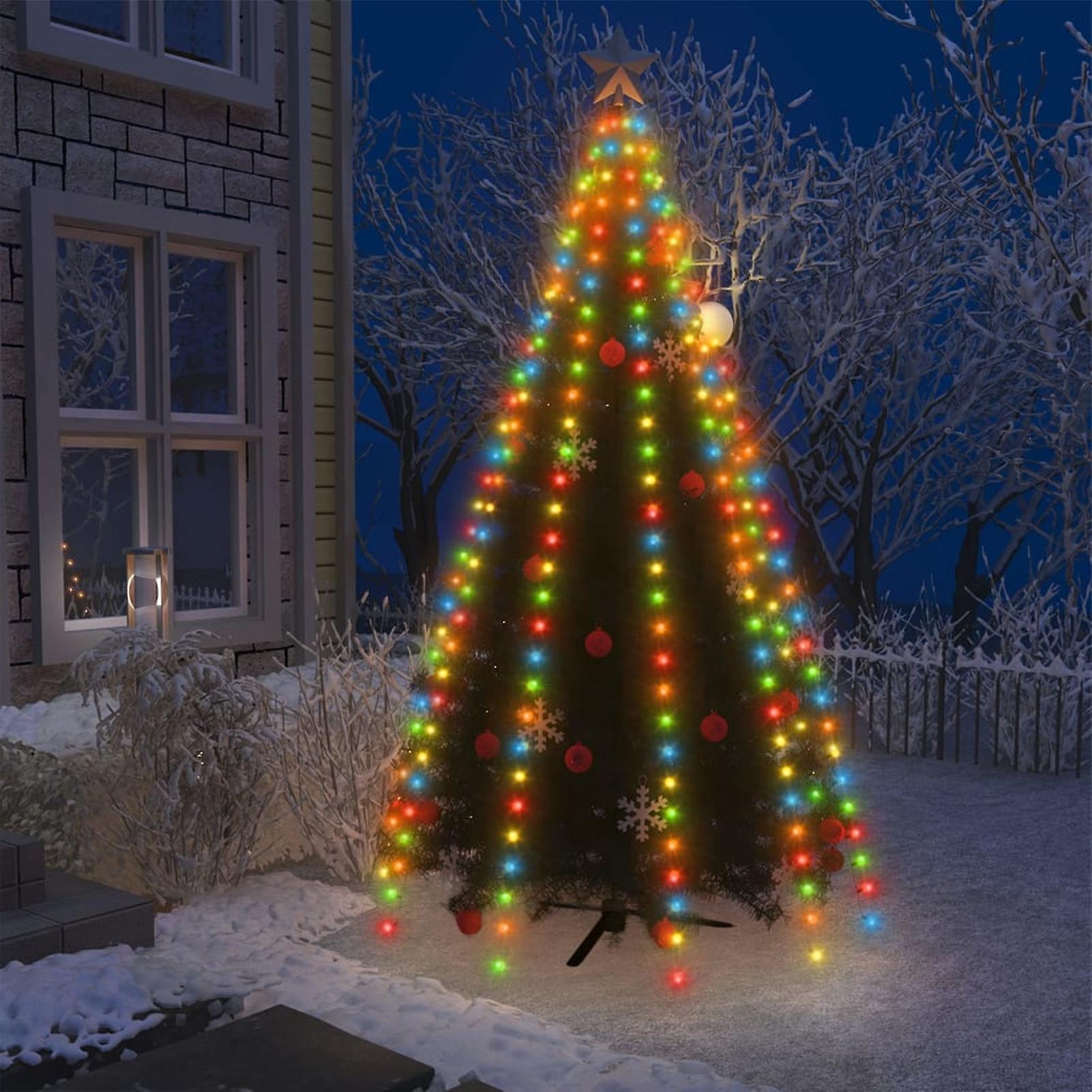 Christmas Tree Light Garland 250 Colored Leds 250 Cm No.337248