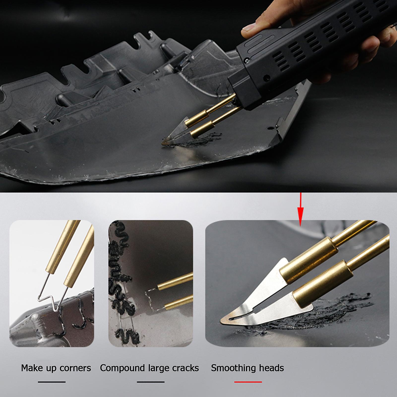 Plastic Welding Machine Bumper Repair Kit Hot Stapler With 4 Types Welding Nail For Car (eu)