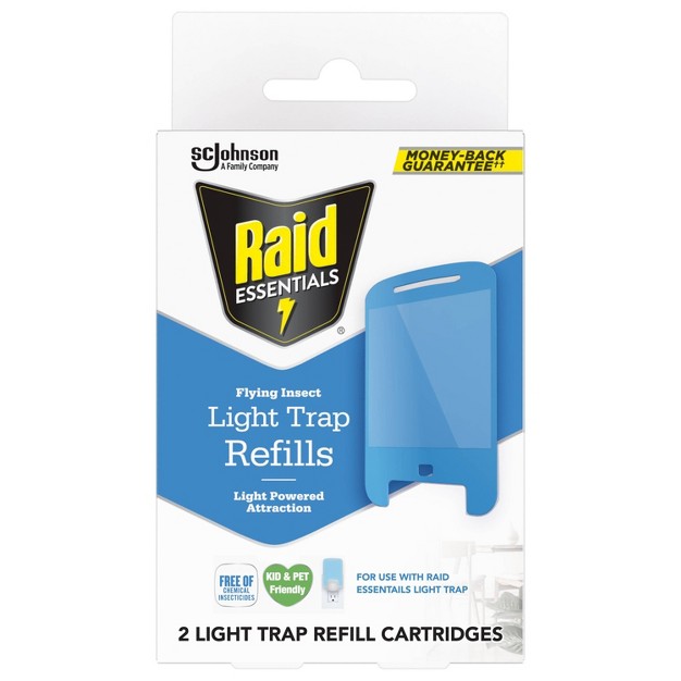 Raid Essentials Flying Insect Light Trap Refill 2pk