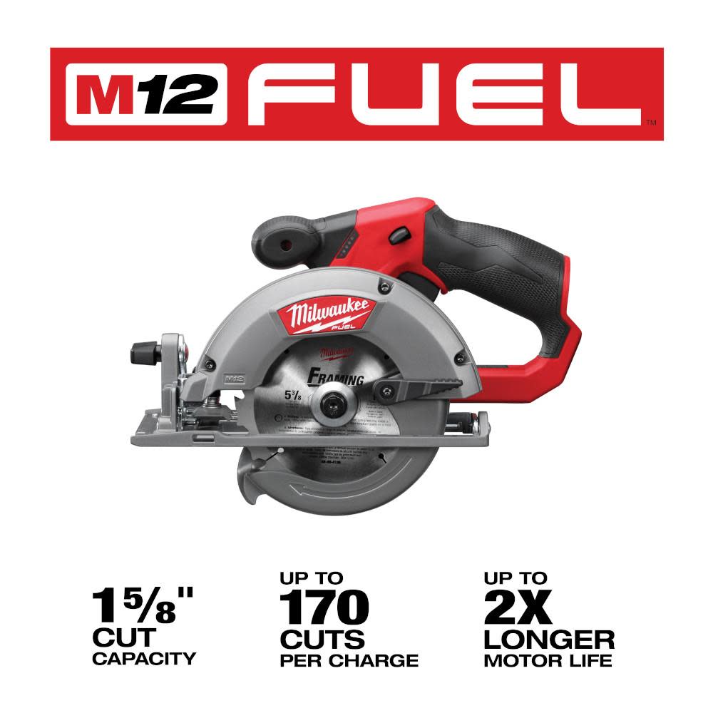 M12 FUEL™ 5-⅜” Circular Saw (Tool Only)