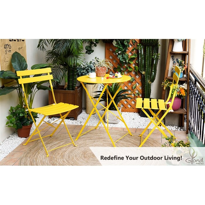 Grand Patio Parisian Stylish Outdoor Bistro Set