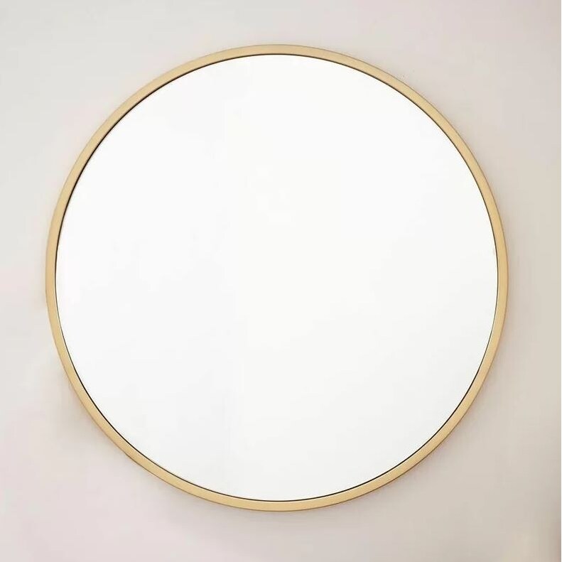 Round Gold Metal Frame 32\