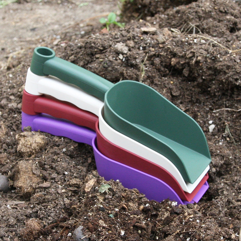 4 plastic garden hand shovel for small soil shovel, shovel, pet food, sand shovel for children and adults