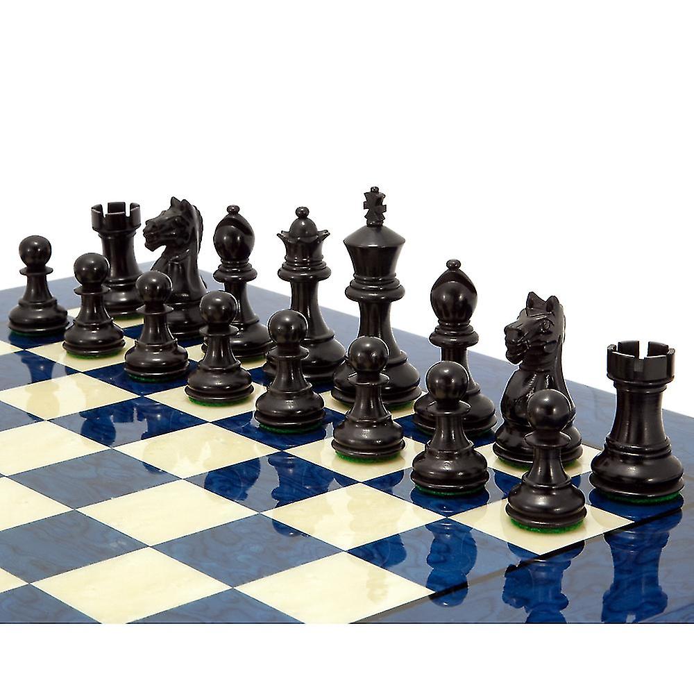 Fierce Knight Blue Chess Set