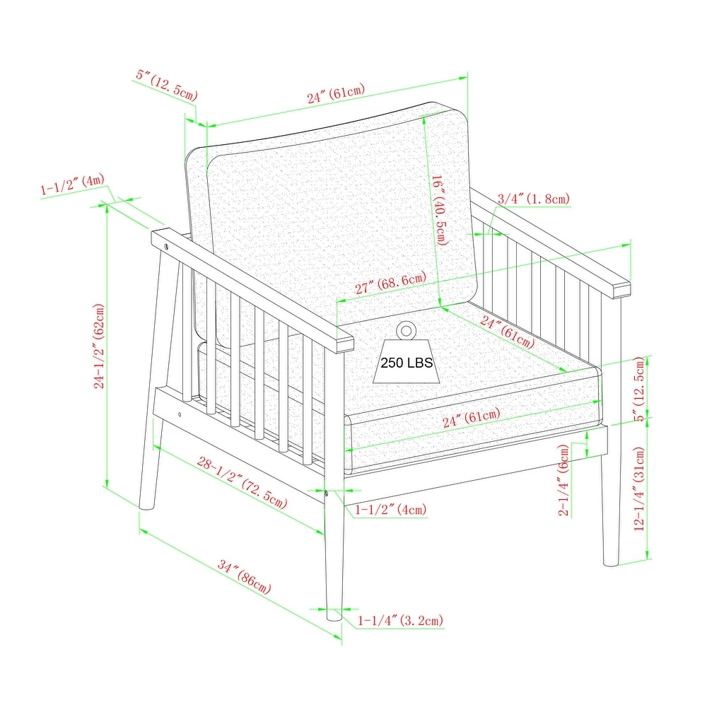 Middlebrook 5 Piece Modern Solid Wood Patio Set