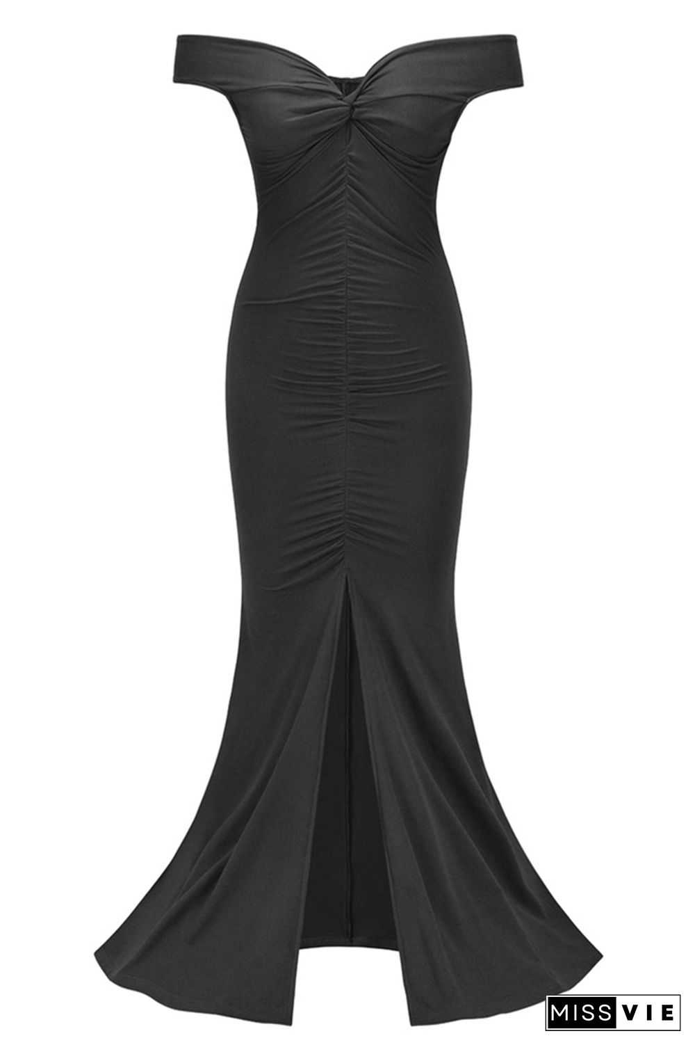 Off Shoulder Backless Evening Bodycon Dress Wholesale