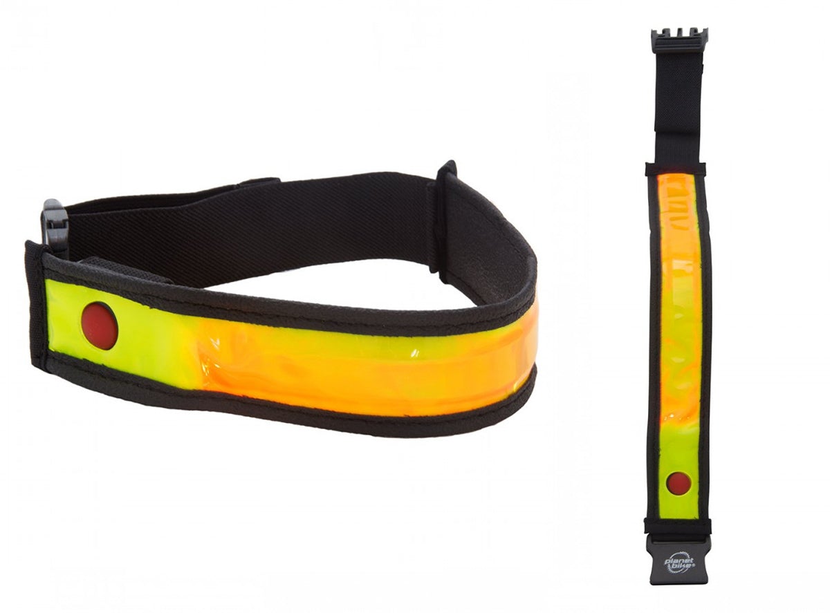 Planet Bike BRT Strap Multi-Use LED Bicycle Safety Rear Light - Yellow