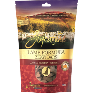 Zignature Ziggy Bars Lamb Formula Crunchy Dog Treats 12oz