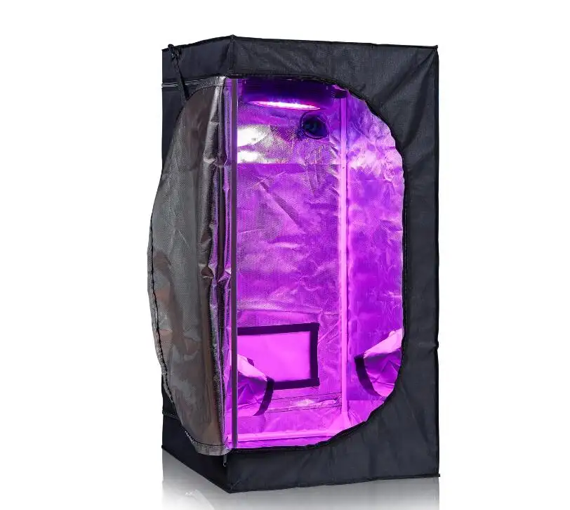 Factory Direct Supply OEM Hydroponic Indoor grow box  120*120*200CM Mylar 600D Greenhouse hydroponics Grow room tent