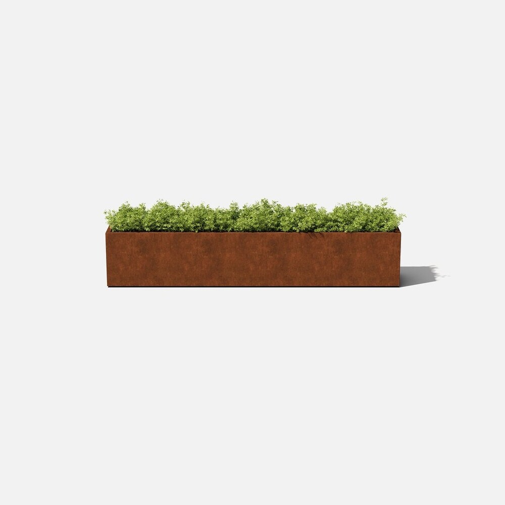 Corten Steel Window Box Planter