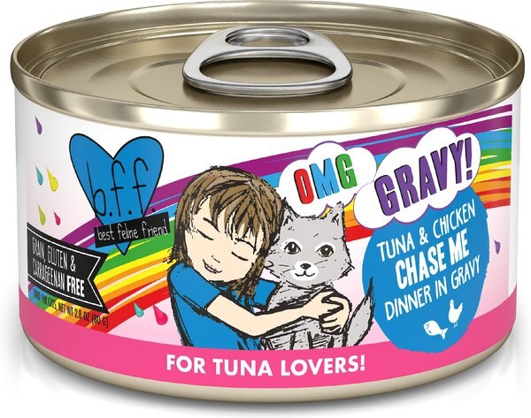 BFF OMG Chase Me! Tuna and Chicken Flavor Wet Canned Cat Food