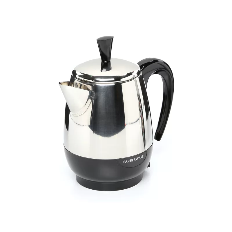 Farberware FCP240 2-4-Cup Percolator， Stainless Steel