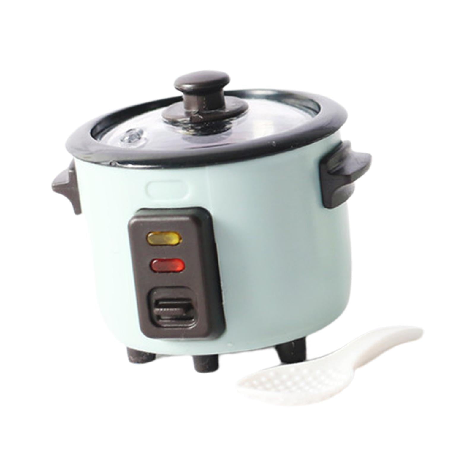 1/12 Miniature Rice Cooker Dollhouse Kitchen Appliances Accessories, Green