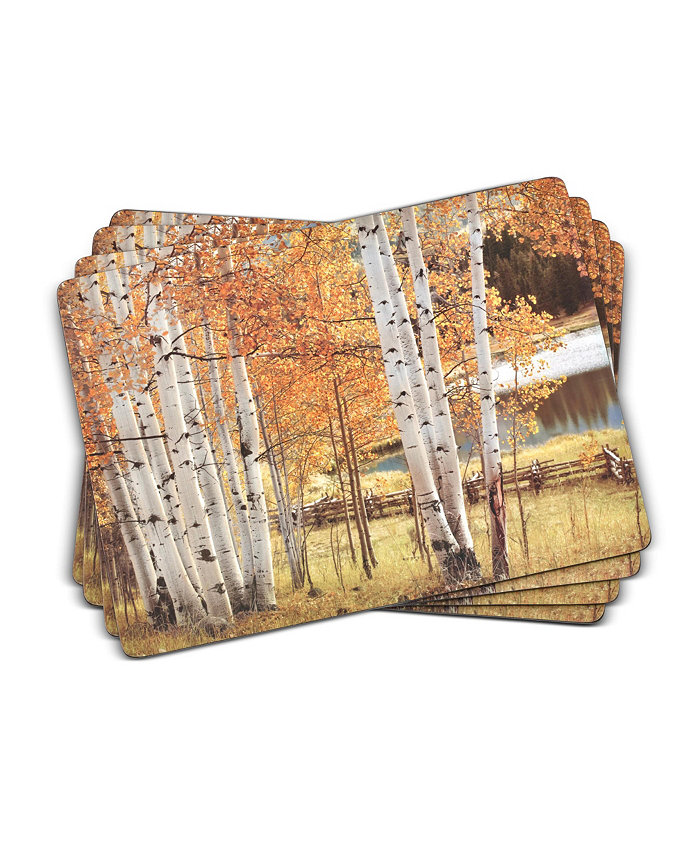 Pimpernel Birch Beauty Placemats Set of 4