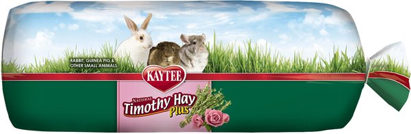 Kaytee Rose and Thyme Timothy Hay Blend Rabbit Food， 24-oz bag