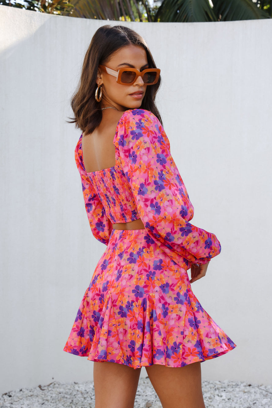 Head Over Heels Crop Floral